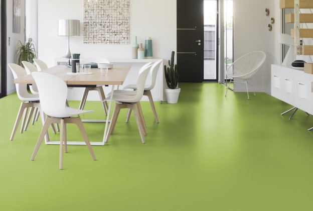 Linoleum Gerflor Acoustic Plus Colorette 0132 Spicy Green roheline_2