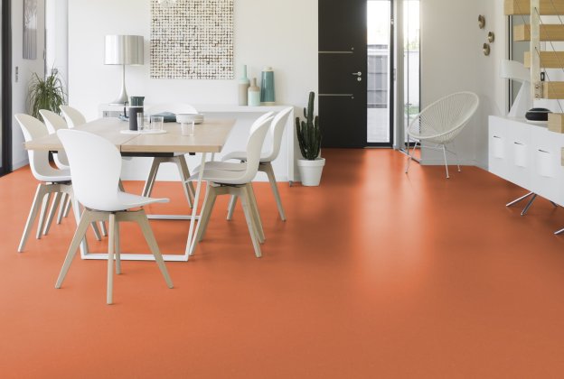 Linoleum Gerflor Colorette 0016 Deep Orange oranž_2