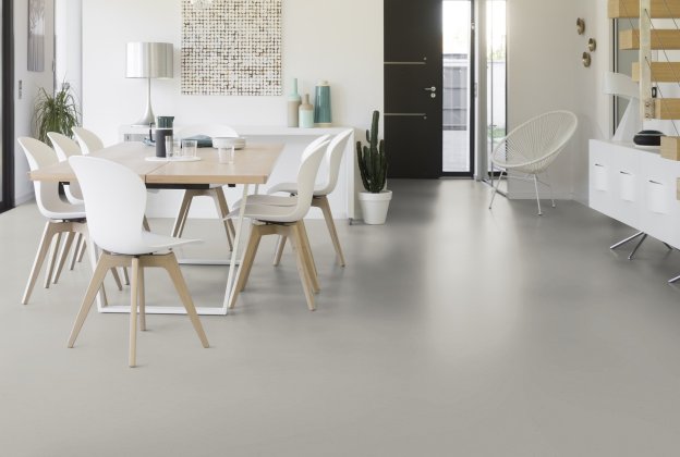 Linoleum Gerflor Colorette 0052 Oxid Grey hall_2