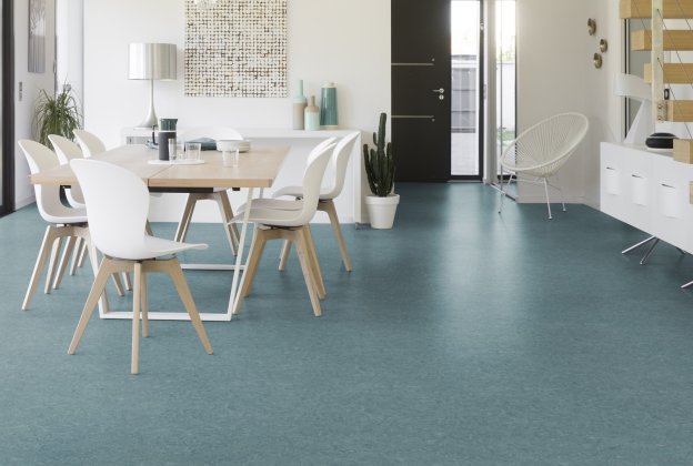 Linoleum Gerflor Marmorette 0099 Grey Turquoise sinine/roheline_2