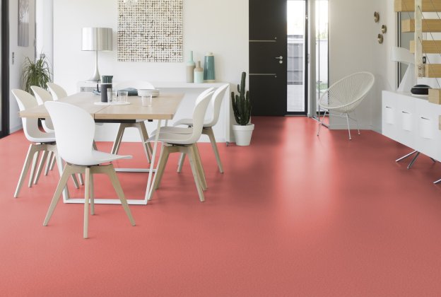 PVC äriruumi Gerflor Taralay Initial Compact 0976 Spider Quartz punane_2