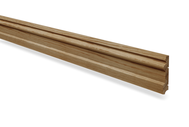 Põrandaliist nr 11 - 15 x 90 mm tamm, mänd, valge  _1