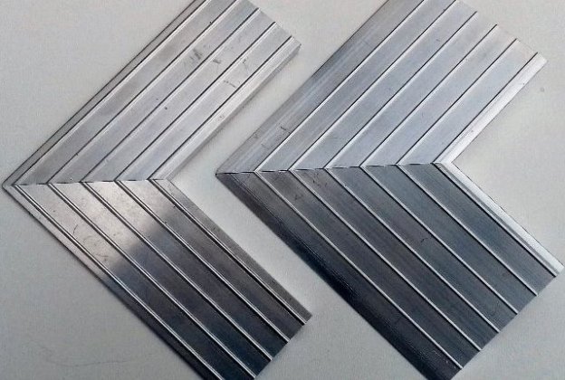 Poriresti raam Aluminium profiil-koonus, K 16mm, L 65mm _3