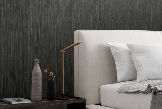 Vinüülseinakate Muraspec Tissera Charcoal 14100 must_3