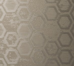 Tekstiiltapeet Vescom Polyester (FR) Hexagon 2614.21 beeź 