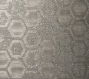 Tekstiiltapeet Vescom Polyester (FR) Hexagon 2614.24 hall/beeź
