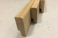 Wooden skirting boards